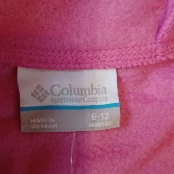 Columbia infant one-piece fleece snow suit bunting. Size 6-12 month - Picture 5 of 8